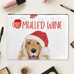 English Cocker Spaniel T- Shirt English Cocker Spaniel Mulled Wine Christmas T- Shirt Cosmetic Bag (xl) by ZUXUMI