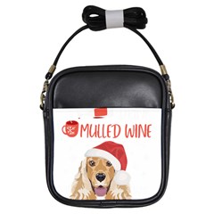 English Cocker Spaniel T- Shirt English Cocker Spaniel Mulled Wine Christmas T- Shirt Girls Sling Bag by ZUXUMI