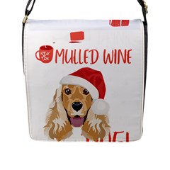 English Cocker Spaniel T- Shirt English Cocker Spaniel Mulled Wine Christmas T- Shirt Flap Closure Messenger Bag (l) by ZUXUMI