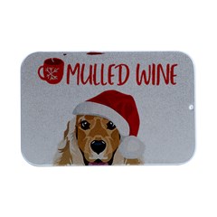 English Cocker Spaniel T- Shirt English Cocker Spaniel Mulled Wine Christmas T- Shirt Open Lid Metal Box (silver)  