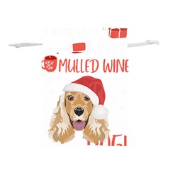 English Cocker Spaniel T- Shirt English Cocker Spaniel Mulled Wine Christmas T- Shirt Lightweight Drawstring Pouch (m) by ZUXUMI