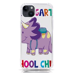 Enrollment Boy T- Shirt Goodbye Kindergarten I Am A Schoolchild Now! T- Shirt (1) Iphone 14 Plus Tpu Uv Print Case by ZUXUMI