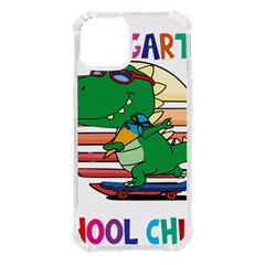 Enrollment Boy T- Shirt Goodbye Kindergarten I Am A Schoolchild Now! T- Shirt (2) Iphone 14 Tpu Uv Print Case by ZUXUMI