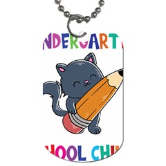 Enrollment Boy T- Shirt Goodbye Kindergarten I Am A Schoolchild Now! T- Shirt (3) Dog Tag (one Side) by ZUXUMI