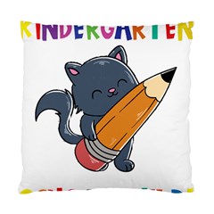 Enrollment Boy T- Shirt Goodbye Kindergarten I Am A Schoolchild Now! T- Shirt (3) Standard Cushion Case (one Side) by ZUXUMI