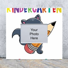 Enrollment Boy T- Shirt Goodbye Kindergarten I Am A Schoolchild Now! T- Shirt (3) White Wall Photo Frame 5  X 7  by ZUXUMI