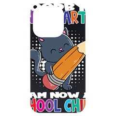 Enrollment Boy T- Shirt Goodbye Kindergarten I Am A Schoolchild Now! T- Shirt (3) Iphone 14 Pro Black Uv Print Case