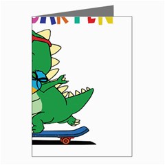 Enrollment Boy T- Shirt Goodbye Kindergarten I Am A Schoolchild Now! T- Shirt (4) Greeting Card by ZUXUMI