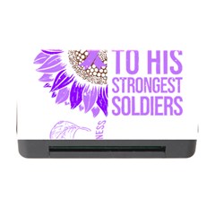 Epilepsy Awareness T- Shirt Epilepsy Awareness Sunflower God Give The Hardest Battles T- Shirt Memory Card Reader With Cf by ZUXUMI