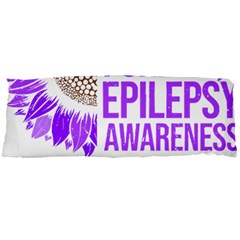 Epilepsy Awareness T- Shirt Epilepsy Awareness Sunflower In November We Wear Purple T- Shirt Body Pillow Case Dakimakura (two Sides) by ZUXUMI