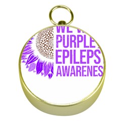 Epilepsy Awareness T- Shirt Epilepsy Awareness Sunflower In November We Wear Purple T- Shirt Gold Compasses by ZUXUMI