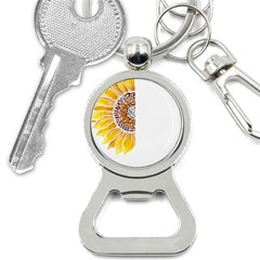 Epilepsy Awareness T- Shirt Epilepsy Awareness Sunflower My Brain Waves T- Shirt Bottle Opener Key Chain