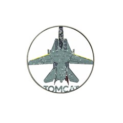 F14 Tomcat Fighter Jet T- Shirt F14 Tomcat Comic Drawing Quote T- Shirt (2) Hat Clip Ball Marker by ZUXUMI