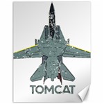 F14 Tomcat Fighter Jet T- Shirt F14 Tomcat Comic Drawing Quote T- Shirt (2) Canvas 12  x 16  11.86 x15.41  Canvas - 1