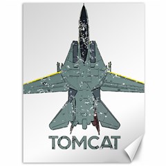 F14 Tomcat Fighter Jet T- Shirt F14 Tomcat Comic Drawing Quote T- Shirt (2) Canvas 36  X 48  by ZUXUMI