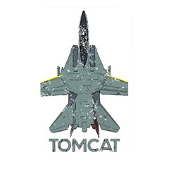 F14 Tomcat Fighter Jet T- Shirt F14 Tomcat Comic Drawing Quote T- Shirt (2) Memory Card Reader (rectangular) by ZUXUMI