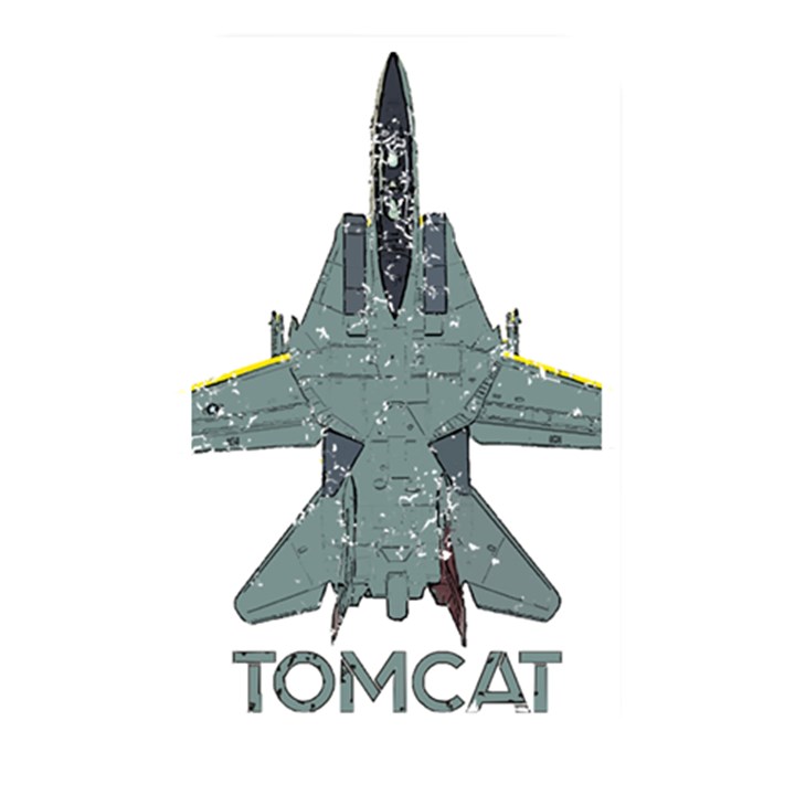 F14 Tomcat Fighter Jet T- Shirt F14 Tomcat Comic Drawing Quote T- Shirt (2) Memory Card Reader (Rectangular)