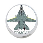 F14 Tomcat Fighter Jet T- Shirt F14 Tomcat Comic Drawing Quote T- Shirt (2) 4-Port USB Hub (Two Sides) Front