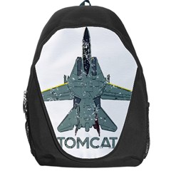 F14 Tomcat Fighter Jet T- Shirt F14 Tomcat Comic Drawing Quote T- Shirt (2) Backpack Bag by ZUXUMI