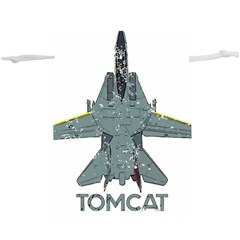 F14 Tomcat Fighter Jet T- Shirt F14 Tomcat Comic Drawing Quote T- Shirt (2) Lightweight Drawstring Pouch (xl) by ZUXUMI