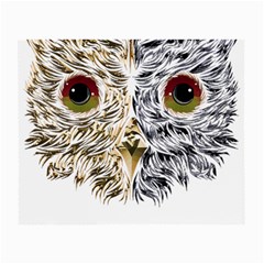 Owl T-shirtowl Half Gold Half Methalic Edition T-shirt Small Glasses Cloth by EnriqueJohnson