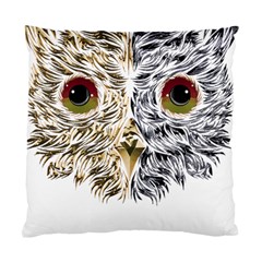 Owl T-shirtowl Half Gold Half Methalic Edition T-shirt Standard Cushion Case (one Side) by EnriqueJohnson