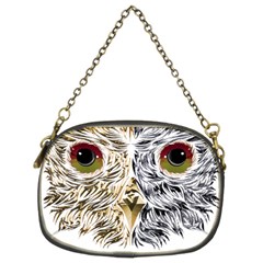 Owl T-shirtowl Half Gold Half Methalic Edition T-shirt Chain Purse (two Sides) by EnriqueJohnson