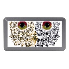 Owl T-shirtowl Half Gold Half Methalic Edition T-shirt Memory Card Reader (mini) by EnriqueJohnson