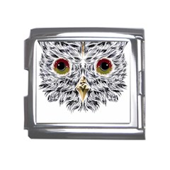 Owl T-shirtowl Metalic Edition T-shirt Mega Link Italian Charm (18mm) by EnriqueJohnson