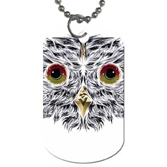 Owl T-shirtowl Metalic Edition T-shirt Dog Tag (one Side) by EnriqueJohnson