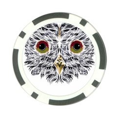 Owl T-shirtowl Metalic Edition T-shirt Poker Chip Card Guard (10 Pack) by EnriqueJohnson