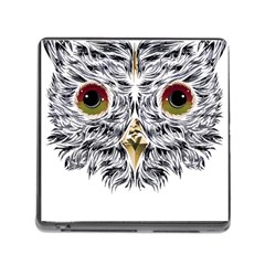 Owl T-shirtowl Metalic Edition T-shirt Memory Card Reader (square 5 Slot) by EnriqueJohnson