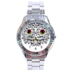 Owl T-shirtowl Metalic Edition T-shirt Stainless Steel Analogue Watch by EnriqueJohnson