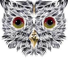 Owl T-shirtowl Metalic Edition T-shirt Play Mat (rectangle) by EnriqueJohnson