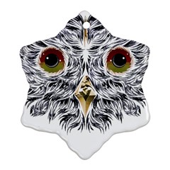 Owl T-shirtowl Metalic Edition T-shirt Snowflake Ornament (two Sides) by EnriqueJohnson