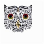 Owl T-shirtowl Metalic Edition T-shirt Large Garden Flag (Two Sides) Front