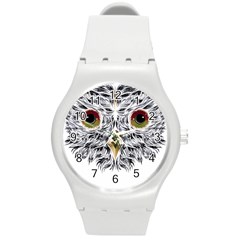 Owl T-shirtowl Metalic Edition T-shirt Round Plastic Sport Watch (m) by EnriqueJohnson