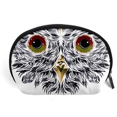 Owl T-shirtowl Metalic Edition T-shirt Accessory Pouch (large) by EnriqueJohnson