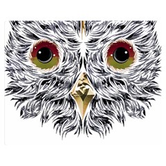 Owl T-shirtowl Metalic Edition T-shirt Two Sides Premium Plush Fleece Blanket (medium) by EnriqueJohnson