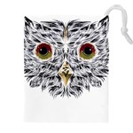 Owl T-shirtowl Metalic Edition T-shirt Drawstring Pouch (4XL) Front