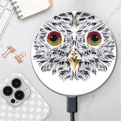 Owl T-shirtowl Metalic Edition T-shirt Wireless Fast Charger(white) by EnriqueJohnson