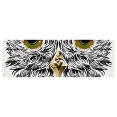 Owl T-shirtowl Metalic Edition T-shirt Banner And Sign 9  X 3  by EnriqueJohnson