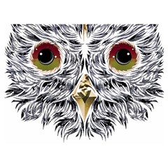 Owl T-shirtowl Metalic Edition T-shirt Two Sides Premium Plush Fleece Blanket (extra Small) by EnriqueJohnson