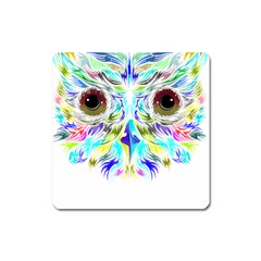 Owl T-shirtowl New Color Design T-shirt Square Magnet by EnriqueJohnson