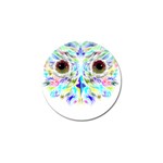 Owl T-shirtowl New Color Design T-shirt Golf Ball Marker Front