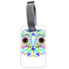 Owl T-shirtowl New Color Design T-shirt Luggage Tag (two Sides) by EnriqueJohnson