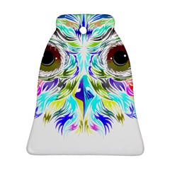 Owl T-shirtowl New Color Design T-shirt Bell Ornament (two Sides) by EnriqueJohnson