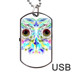 Owl T-shirtowl New Color Design T-shirt Dog Tag Usb Flash (one Side) by EnriqueJohnson