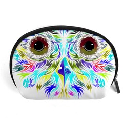 Owl T-shirtowl New Color Design T-shirt Accessory Pouch (large) by EnriqueJohnson