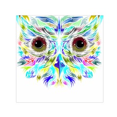 Owl T-shirtowl New Color Design T-shirt Square Satin Scarf (30  X 30 ) by EnriqueJohnson